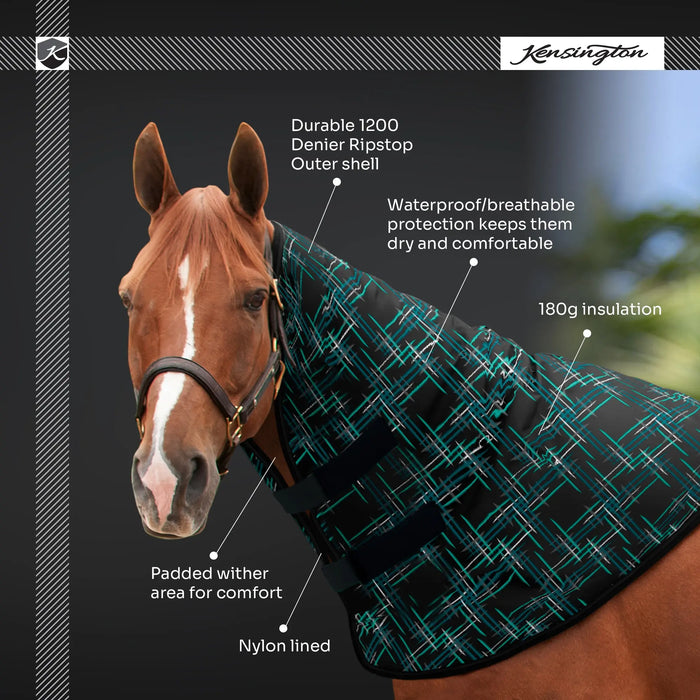 1200D Horse 180G Medium Weight Winter Neck Warmer - Waterproof & Breathable Kensington Protective Products