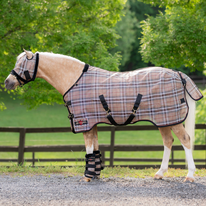 Kensington Equine Pony Fly Sheet | Breathable 73% UV Protection In Deluxe Black