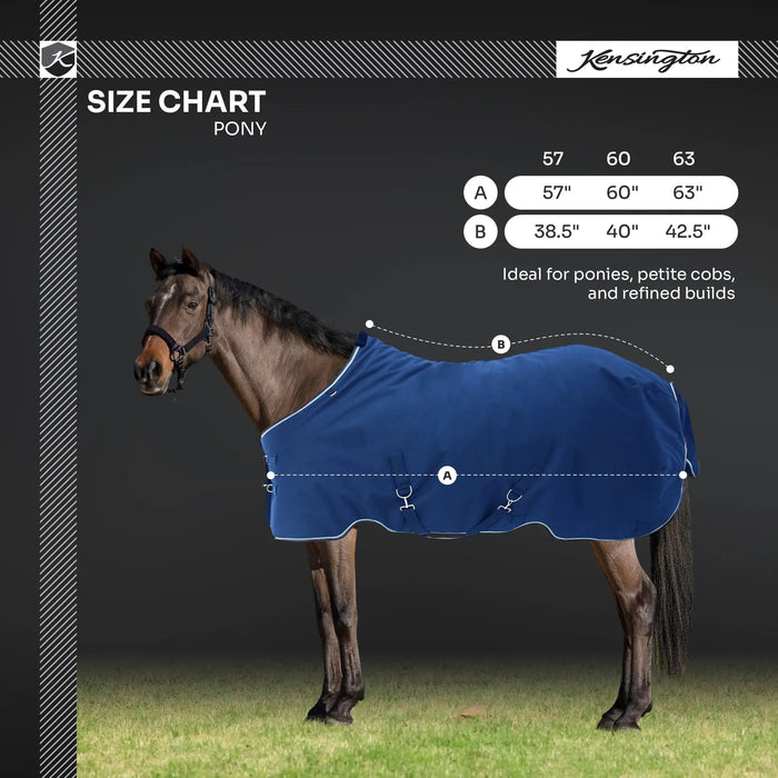 1200D Lightweight 80g Pony Winter Turnout Blanket - Waterproof & Breathable Kensington Protective Products