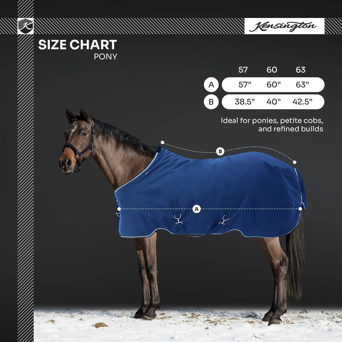 Pony Midweight 180g Horse Winter Turnout Blanket - Waterproof & Breathable Kensington Protective Products