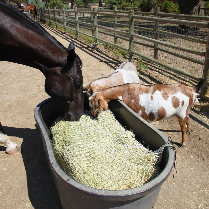 Freedom Feeder Full Bale Hay Net - Slow Feed Hay Net - 3 String Bale - 3 Size Mesh Options Freedom Feeder