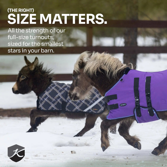 1200D Mini 80G Light Weight Winter Turnout Blanket - Waterproof & Breathable Kensington Protective Products