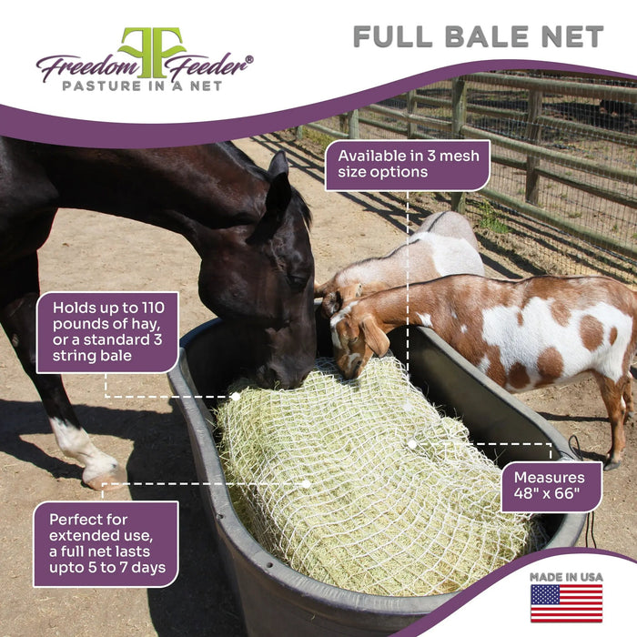 Freedom Feeder Full Bale Net & Freedom Frame - Bundle Kensington Protective Products