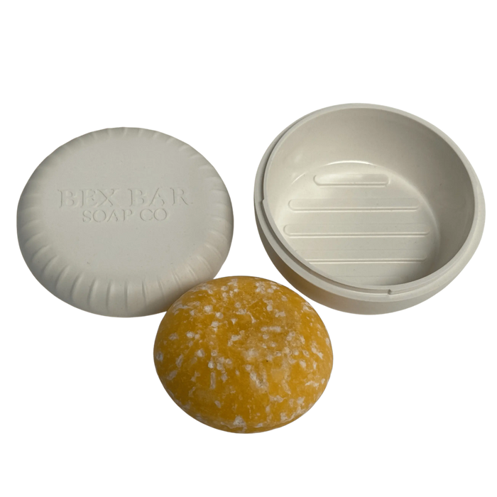 Bex Bar Soap Co Barn Buddy - All Natural, Eco Friendly Bamboo Shampoo Bar Storage Case Kensington