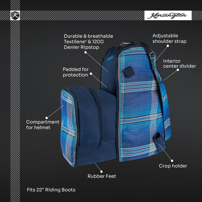 Padded English Boot Carry All - Holds Tall Boots, Helmet and Crop Kensington Protective Products