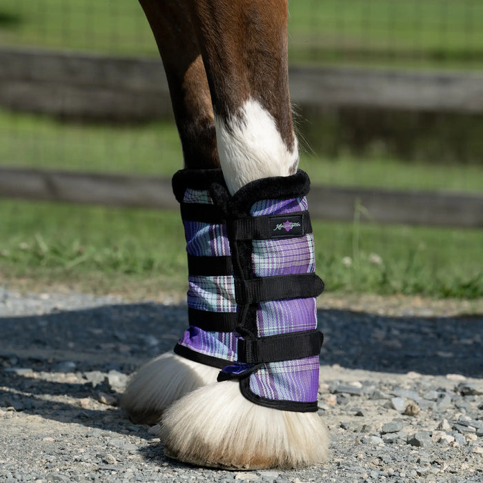 Draft Fly Boots with Fleece Trim - Set of 2 - 73% UV + Fly Protection Kensington Protective Products