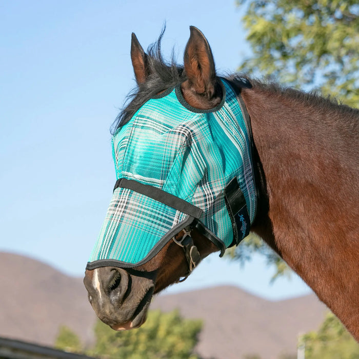 Kensington Equine Horse Fly Mask w/ Nose | UV blocking + Durable  In Atlantis