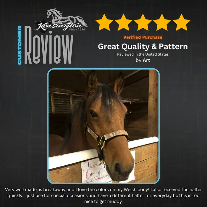 Reflective Breakaway Nylon Halter with Textliene Kensington Protective Products