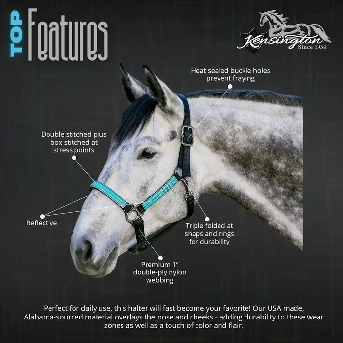 Reflective Nylon Halter with Textliene Kensington Protective Products