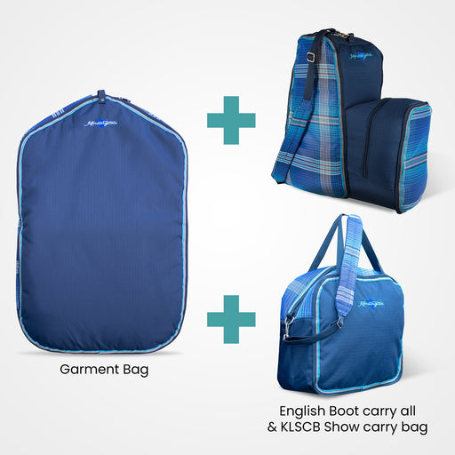 Bundle - Garment Bag, English Boot Carry All & Show Carry Bag