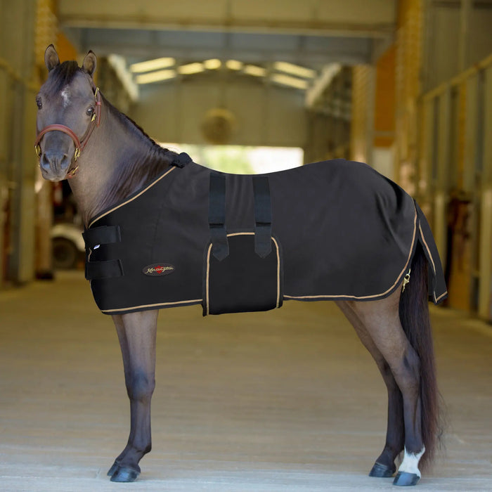 Kensington Equine Mini Poly Cotton Day Sheet | Breathable Stable Sheet In Black