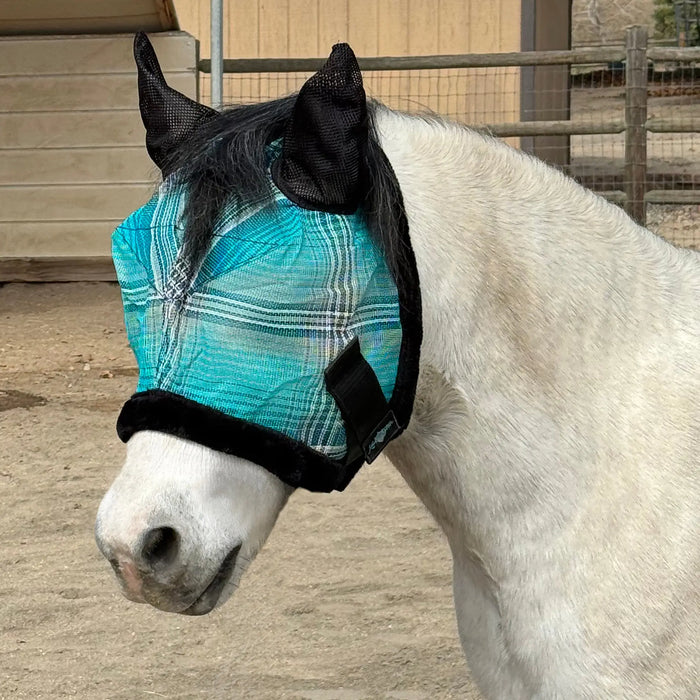 Mini Fly Mask with Fleece Trim & Ears - 73% UV Blocking Kensington Protective Products