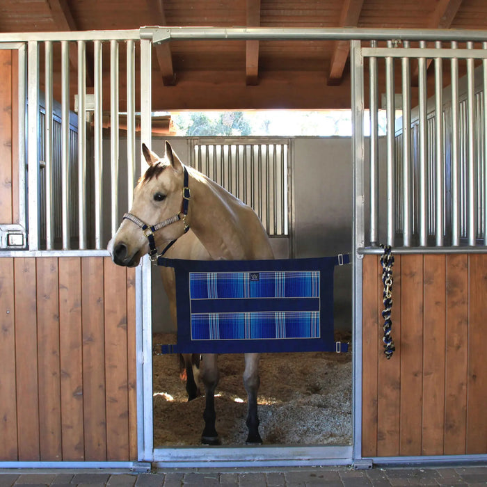 Kensington Equine Stall Guard | Durable Nylon + Breathable Mesh In Kentucky Blue