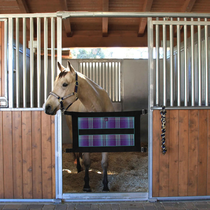 Kensington Equine Stall Guard | Durable Nylon + Breathable Mesh In Lavender Mint