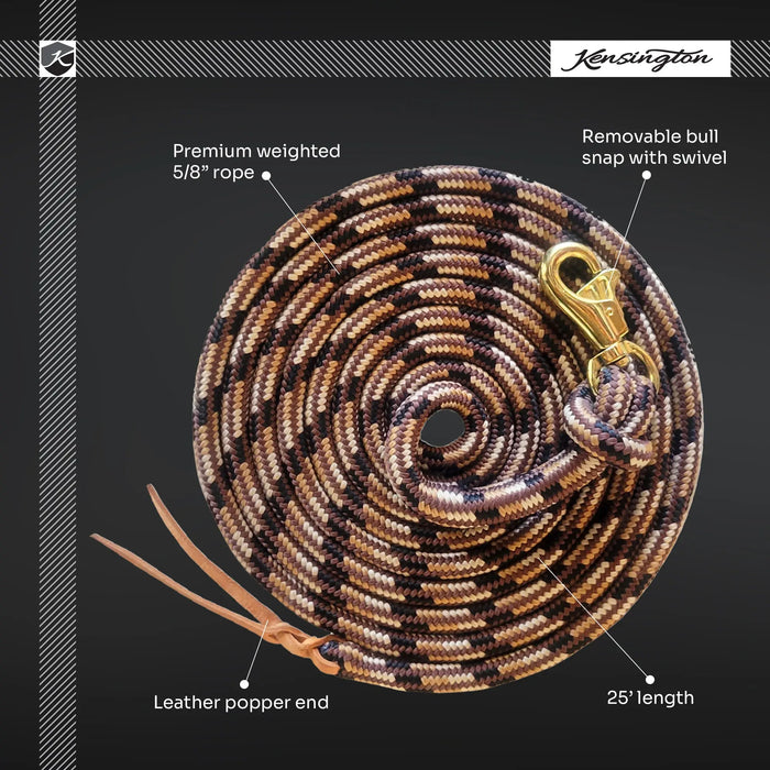 25' Tricolored Clinician Equine Training Lead Kensington Protective Products