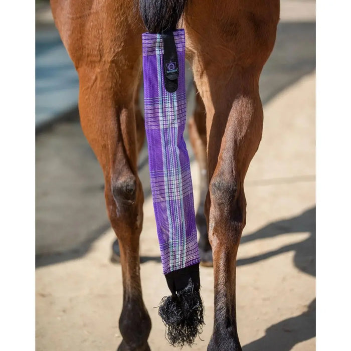 Kensington Textilene Tail Cover. Purple plaid