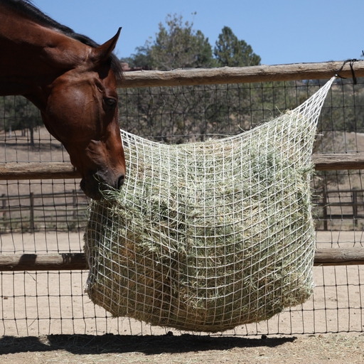 Freedom Feeder Extended Day Net 2 String Bale. Slow fed hay net. 