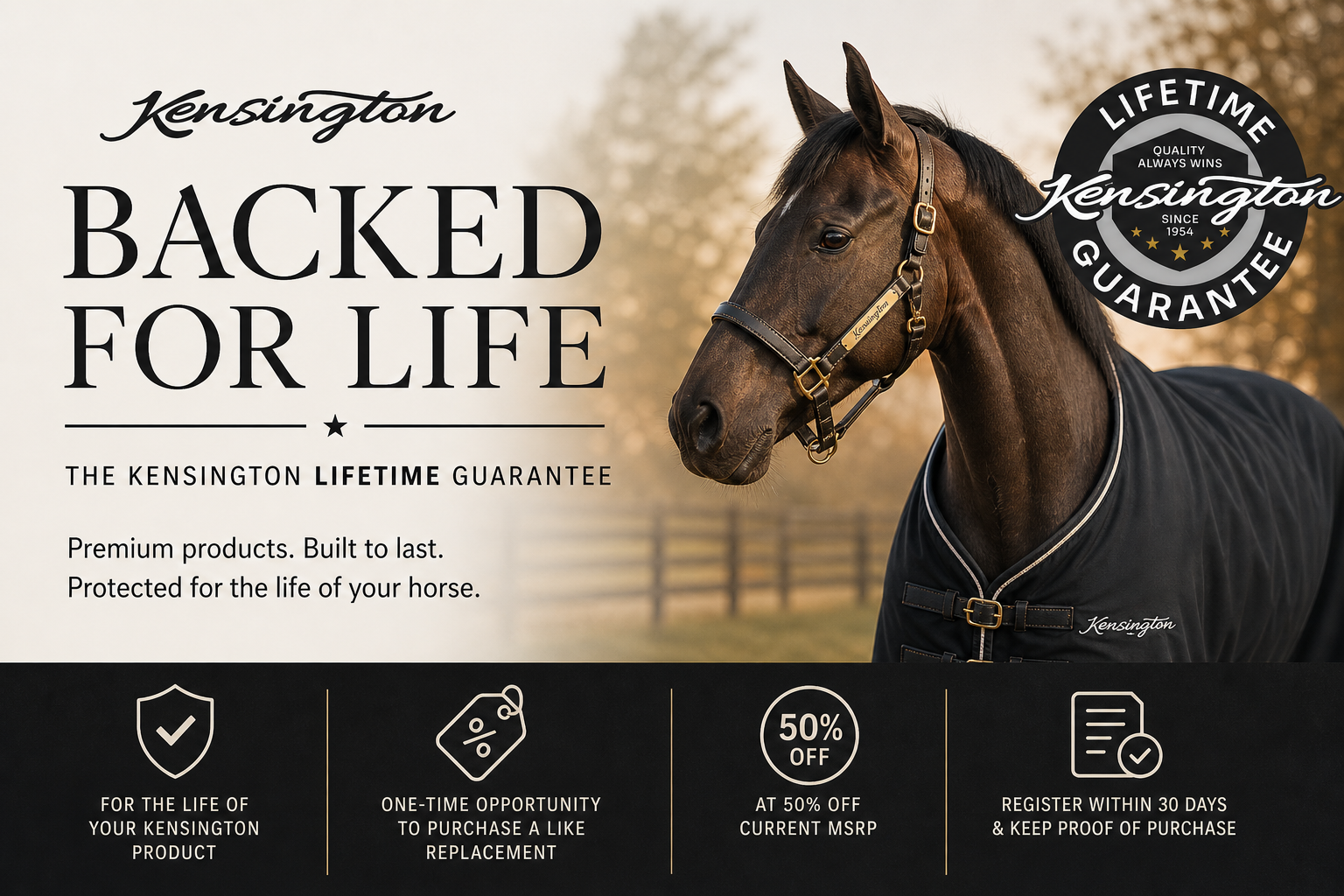 A Guarantee That Rides With You for Life