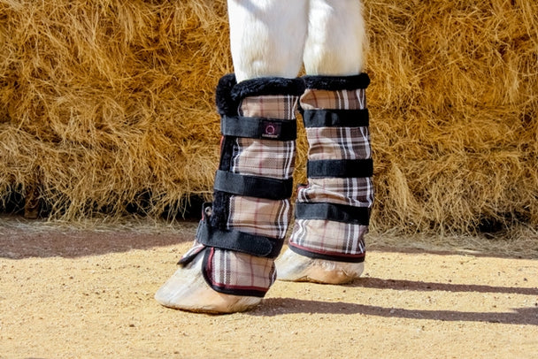 Protect Your Horse’s Legs with Kensington Draft Fly Boots with Fleece Trim