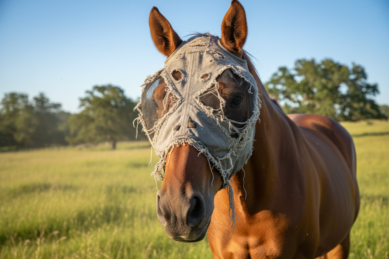 Why Horses Rub Their Fly Masks Off (And How to Stop It)