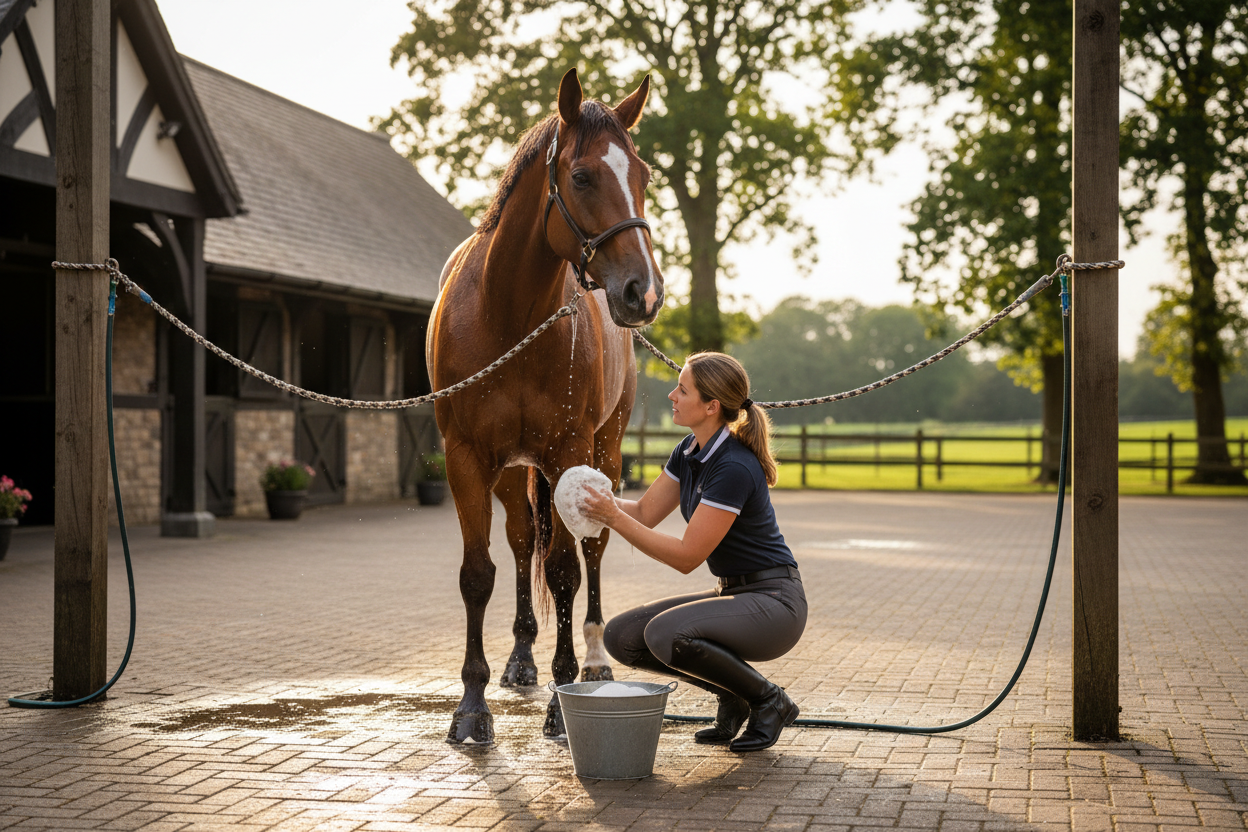 The Ultimate Horse Show Bath Checklist for a Ring-Ready Horse