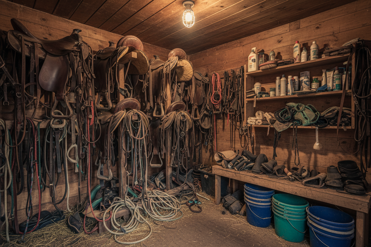 How to Store Horse Tack in the Off-Season