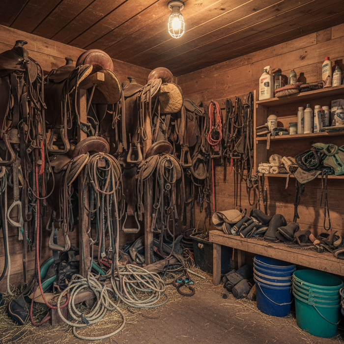 How to Store Horse Tack in the Off-Season