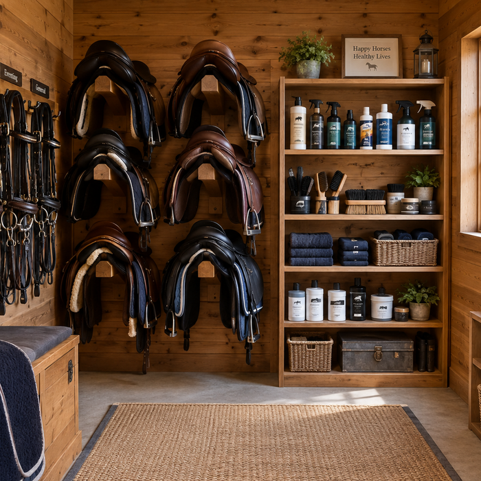 How to Organize Your Tack Room So Everything Has a Place