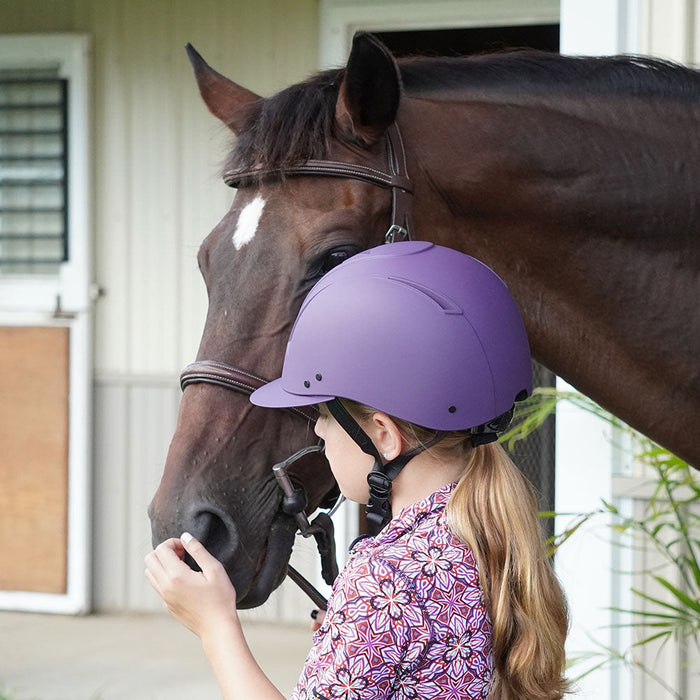 IRH Equi-Pro Deluxe Schooling Helmet w/Sun Visor
