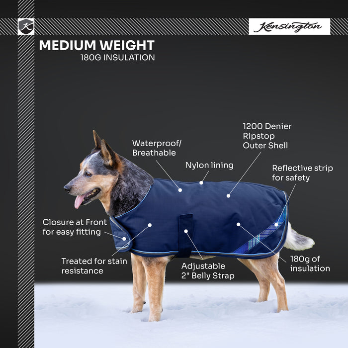 New Winter Dog Coat - 180G Medium Weight - Waterproof & Breathable — Color Code and Name — infographic — 2SCR-L-B