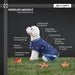 New Winter Dog Coat - 180G Medium Weight - Waterproof & Breathable — B-Navy — infographic — 2SCR-MD-B