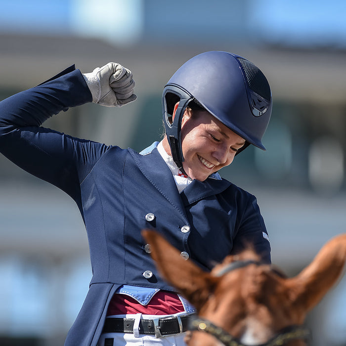 IRH XLT  Matte finish Premium Show Helmet