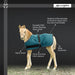 1200D Adjustable Foal 180G Medium Weight Winter Turnout Blanket - Waterproof & Breathable Kensington Protective Products
