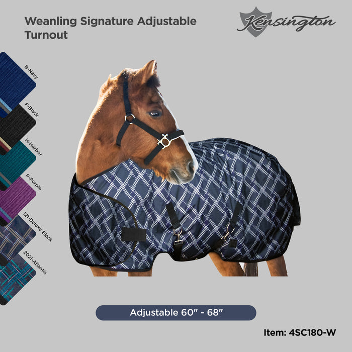 1200Denier Adjustable Weanling "180G" Medium Weight Waterproof & Breathable Winter Turnout