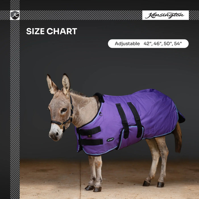 1200D Mini Donkey 80G Light Weight Winter Turnout Blanket - Waterproof & Breathable Kensington Protective Products