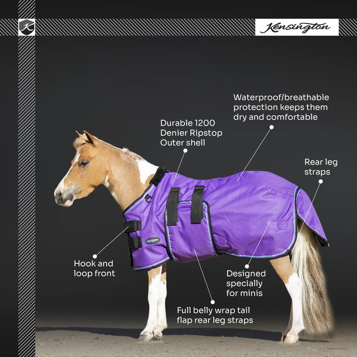 1200D Mini 80G Light Weight Winter Turnout Blanket - Waterproof & Breathable Kensington Protective Products