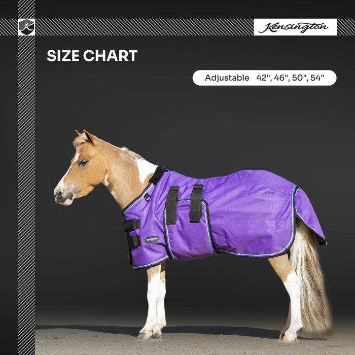 1200D Mini 80G Light Weight Winter Turnout Blanket - Waterproof & Breathable Kensington Protective Products