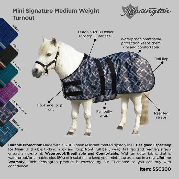 1200Denier Mini "300G" Heavy Weight Waterproof & Breathable Winter Turnout