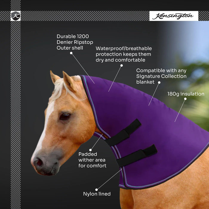 Pony 180G Medium Weight Winter Neck Warmer - Waterproof & Breathable Kensington Protective Products