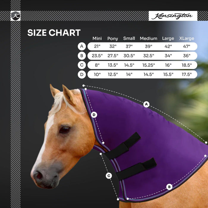Pony 180G Medium Weight Winter Neck Warmer - Waterproof & Breathable Kensington Protective Products