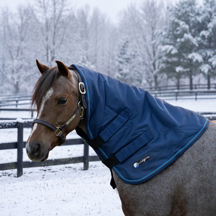 New Pony 180G Medium Weight Winter Neck Warmer - Waterproof & Breathable — B - Navy — main image — 6SCR180-PONY-B