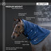 New Pony 180G Medium Weight Winter Neck Warmer - Waterproof & Breathable — B - Navy — infographic — 6SCR180-PONY-B