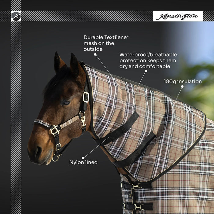 Supermesh® Horse Winter Neck Warmer - Waterproof & Breathable - Supremely Durable Textilene® - Multiple Weights Kensington Protective Products