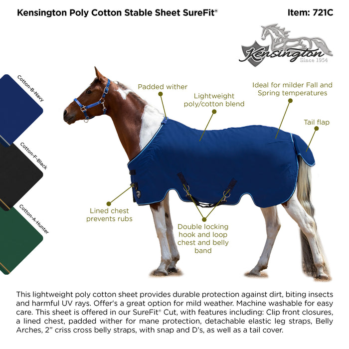 Poly Cotton Stable Sheet