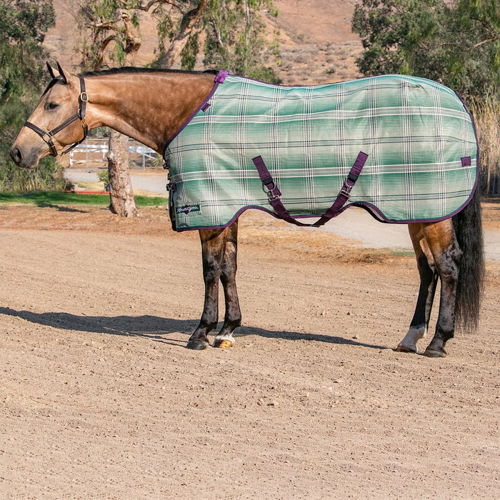 Kensington Equine Horse Fly Sheet | Breathable 73% UV Protection In Imperial Jade