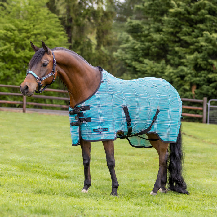 Kensington Equine Pony Fly Sheet | Breathable 73% UV Protection In Atlantis