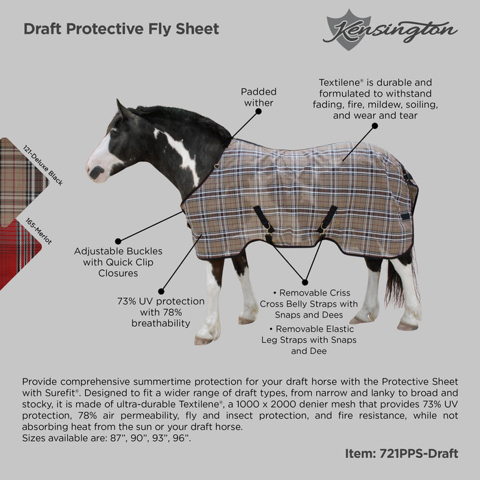 Draft Protective Fly Sheet - 73% UV Blocking