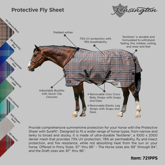 Protective Fly Sheet with SureFit® - 73% UV Blocking