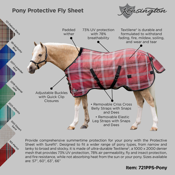 Pony Protective Fly Sheet with SureFit® - 73% UV Blocking