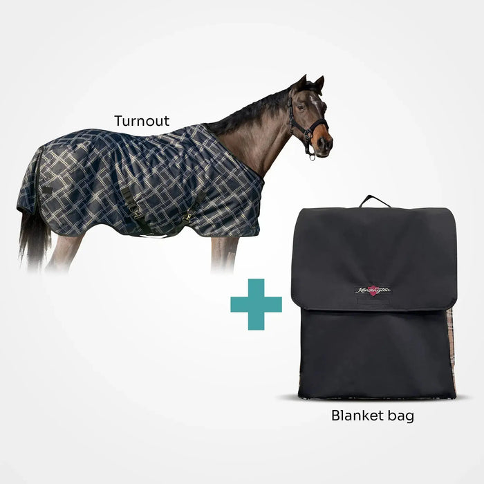 Bundle: Heavyweight 300g Winter Pony Turnout Blanket & Blanket Storage Bag Kensington Protective Products